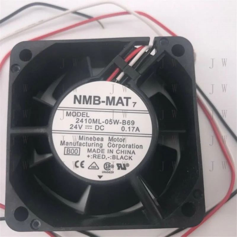 

DDZ 1 шт. черный проводной для NMB-MAT 2410ML-05W-B69 охлаждающий вентилятор постоянного тока 24 В 0,17 А 2410ML05WB69
