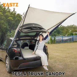 Trunk Camping Canopy  Portable Outdoor Camping Sunshade Travel Model Y Tent Tailgate Shade Awning Tent For Tesla Model Y