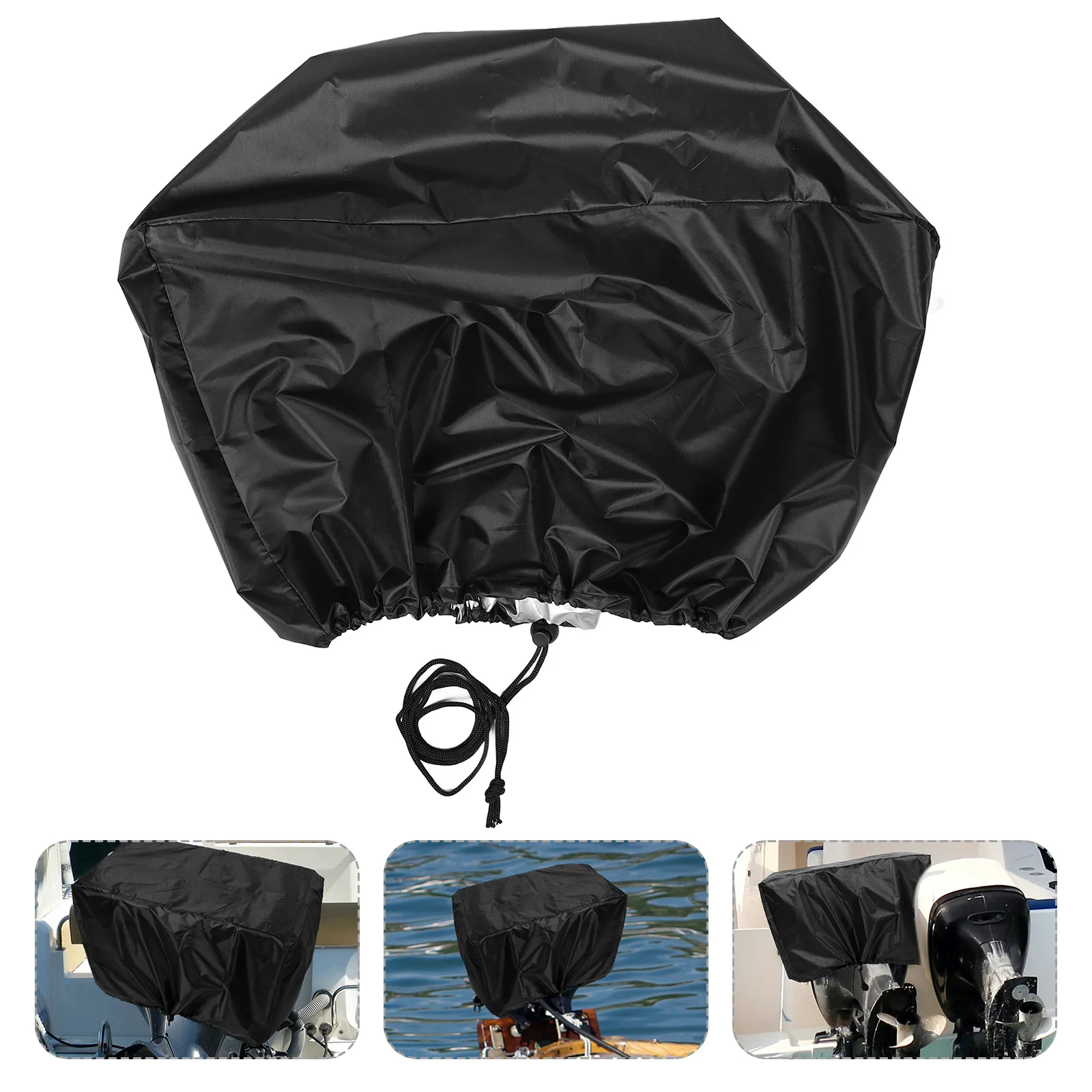 

Oxford Cloth Kayak Motor Cover 15Hp Sun Rain Snow Uv Resistant Protective Hood for Boat Canoe Fishing Engine Outdoor Accessory