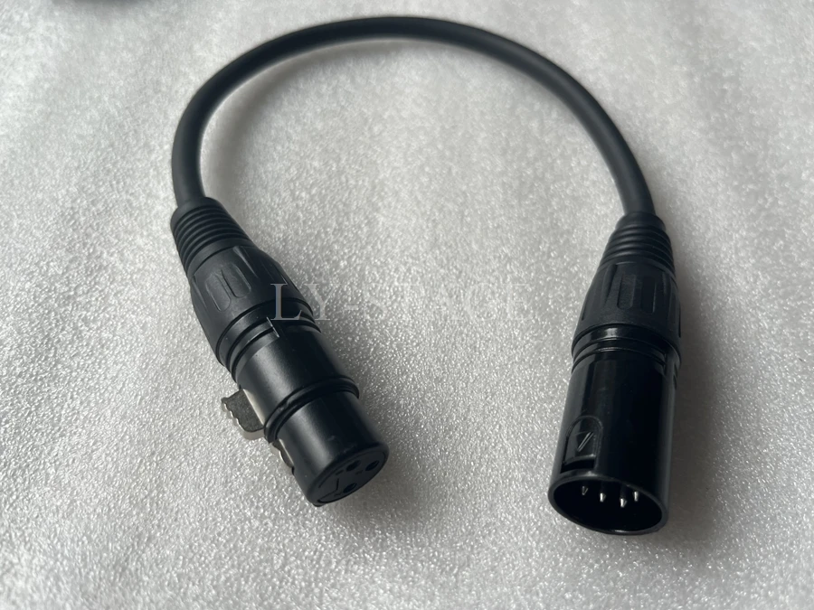 30cm Disco Light DMX 512 3pin 3XLR Cable Connector Cord Cabling Stage Light Signal Transmission Line Cables image 6