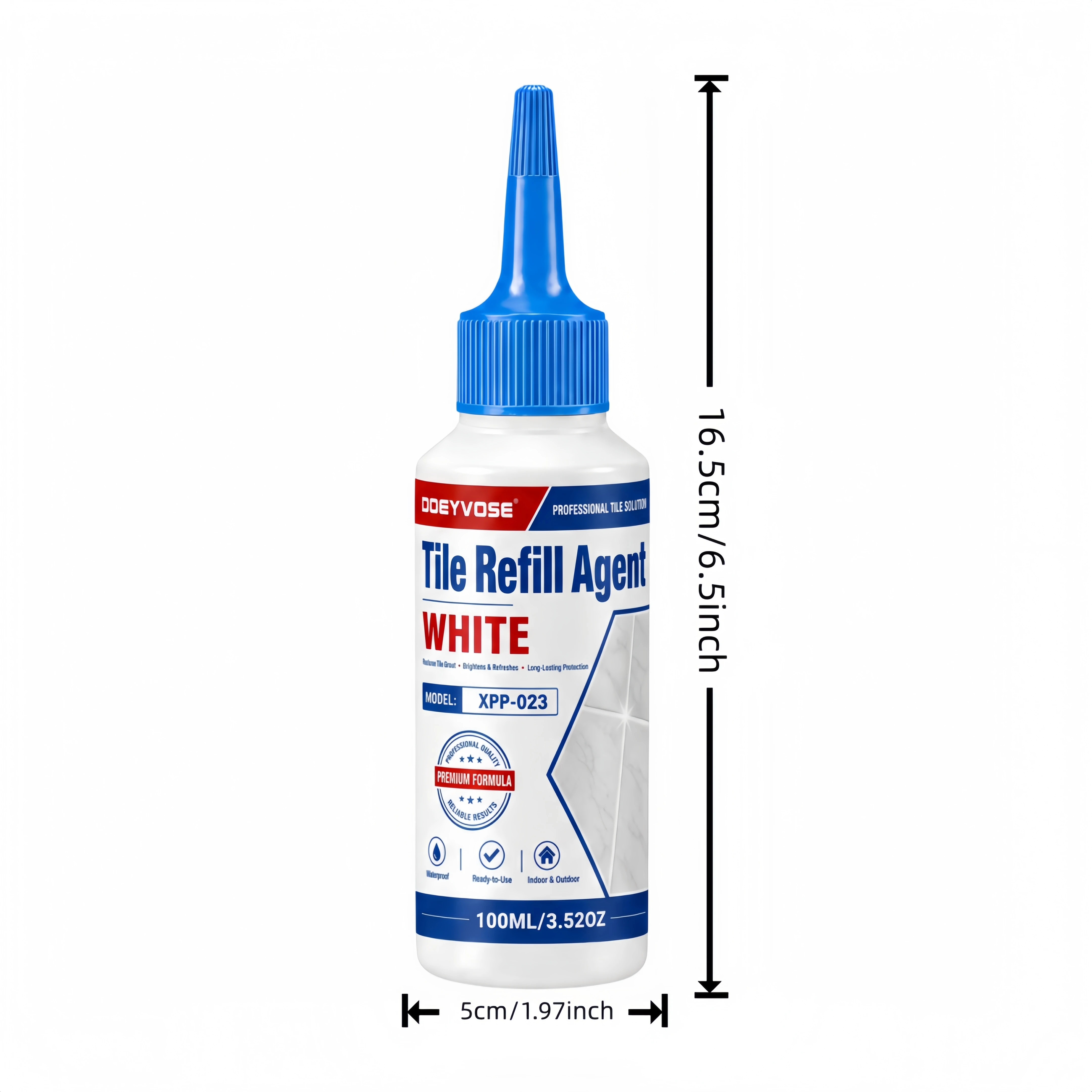 150ml Tile Beauty Grout Sealant Waterproof Anti-Mold Tile Gap Filler for Bathroom Kitchen Floor Wall DIY Repair