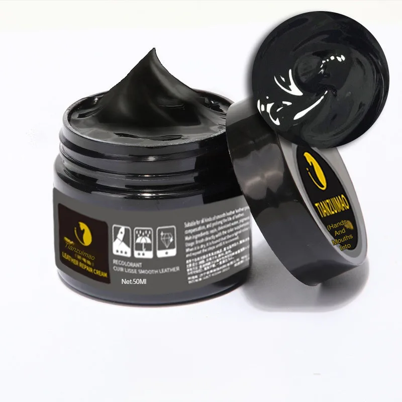 Leather Repair Refinishing Cream Color Restorer Paste For Bags Shoes Sofa Fix Scuffs Wear And Faded Color Leather Renew Paint
