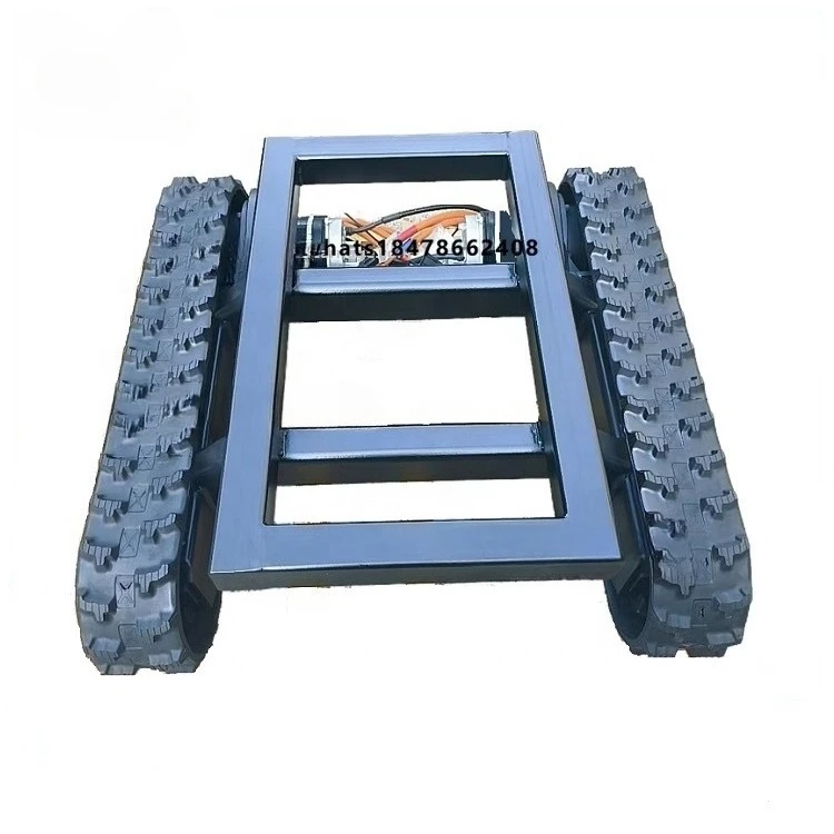 Custom Robot Chassis Rubber Track Undercarriage with Hydraulic or Electric Motor for Farming Machinery Parts