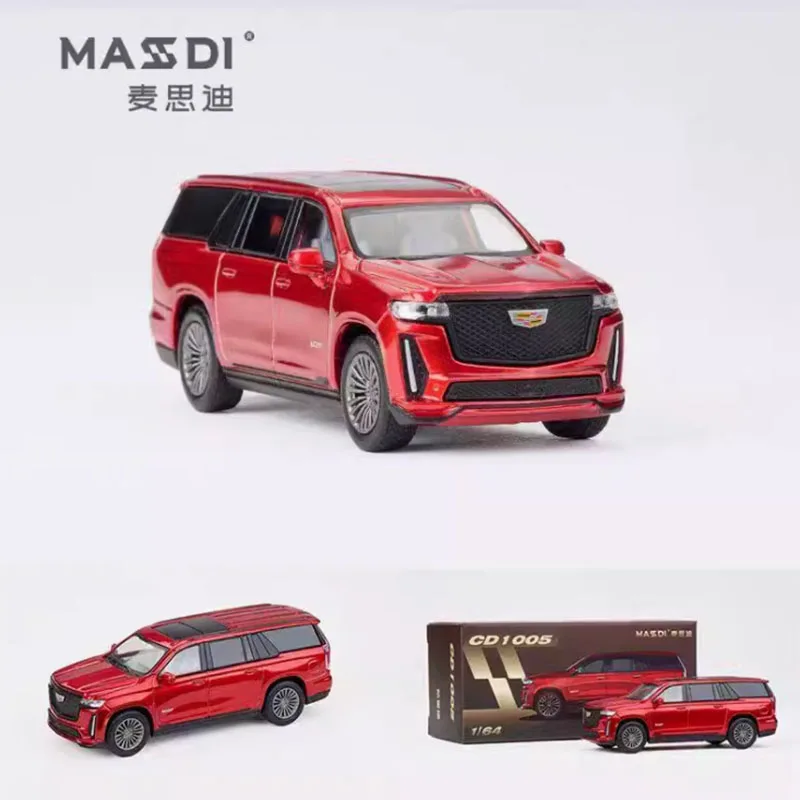 

MASSDI масштаб 1:64 Cadi CD1005 красный сплав имитация модели автомобиля статическая коллекция украшенные праздничные подарки игрушки сувенирный подарок