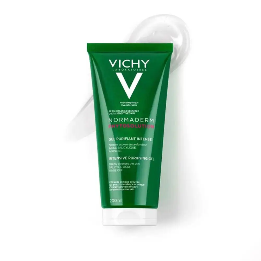 

Vichy Cleansing Oil Control Anti Acne Cleansing Gel Cleans Pores Reduces Blackheads Smoothes Suitable For Sensitive Skin 200ml
