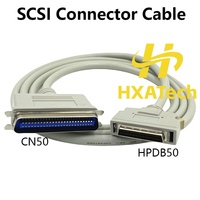 HXATech - SCSI Connecctor Cable HPDB50 male to CN50 male Recorder Connection Cable Cord DB50 to CN50 Scanner line 1Meter