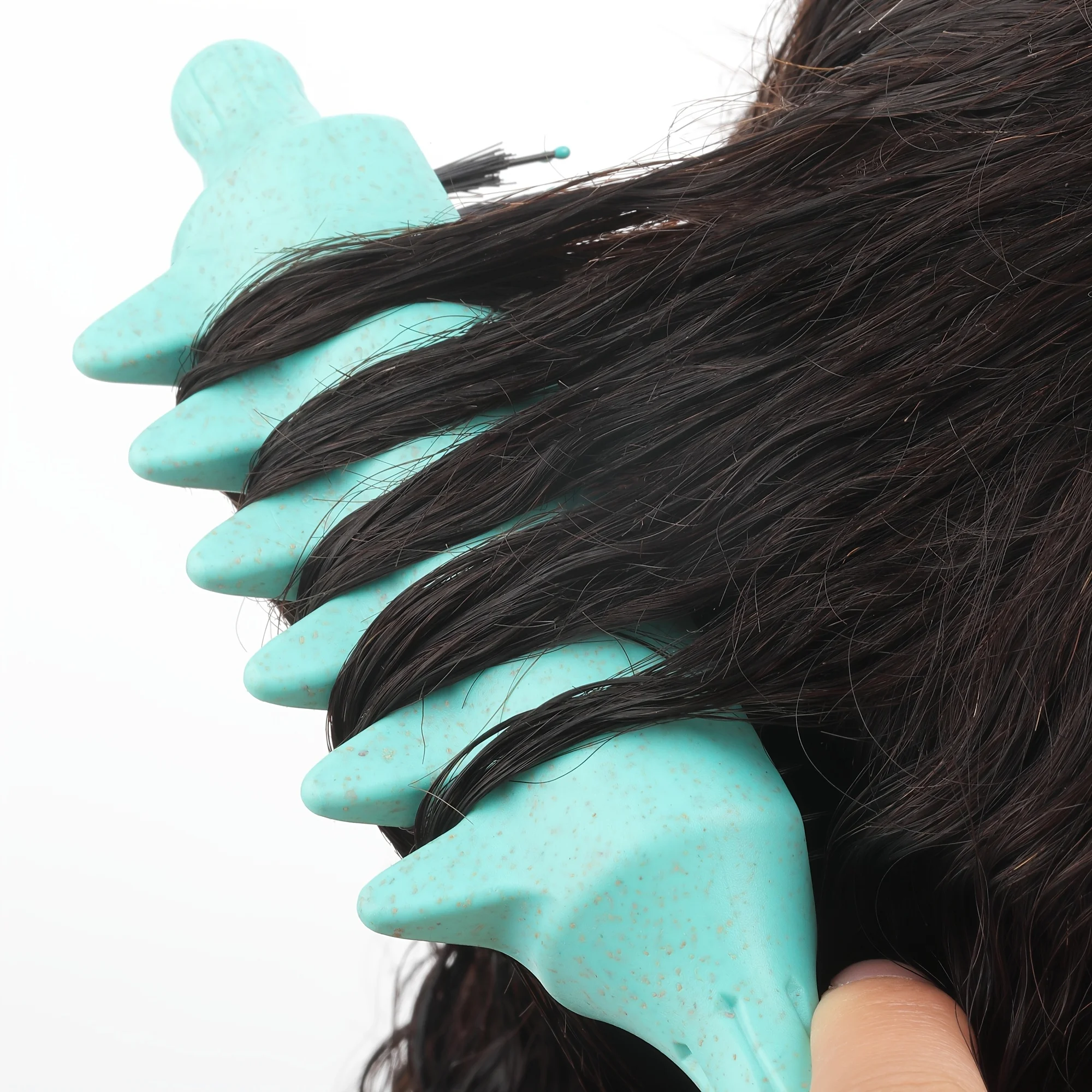 

Curling comb, non-slip and anti-static hairbrush, plump comb nylon bristle curling iron, to create fluffy hair roots, unisex fluffy curling iron styling tool