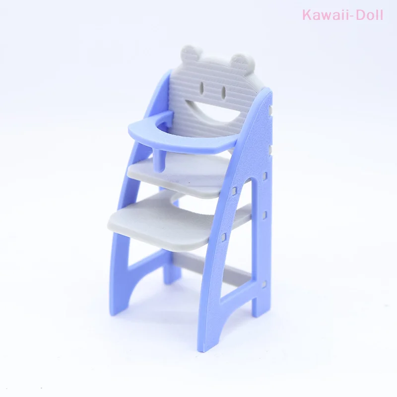1/12 محاكاة كرسي طعام للأطفال نموذج دمية مصغرة أثاث المعيشة الديكور الأطفال التظاهر اللعب اللعب #5