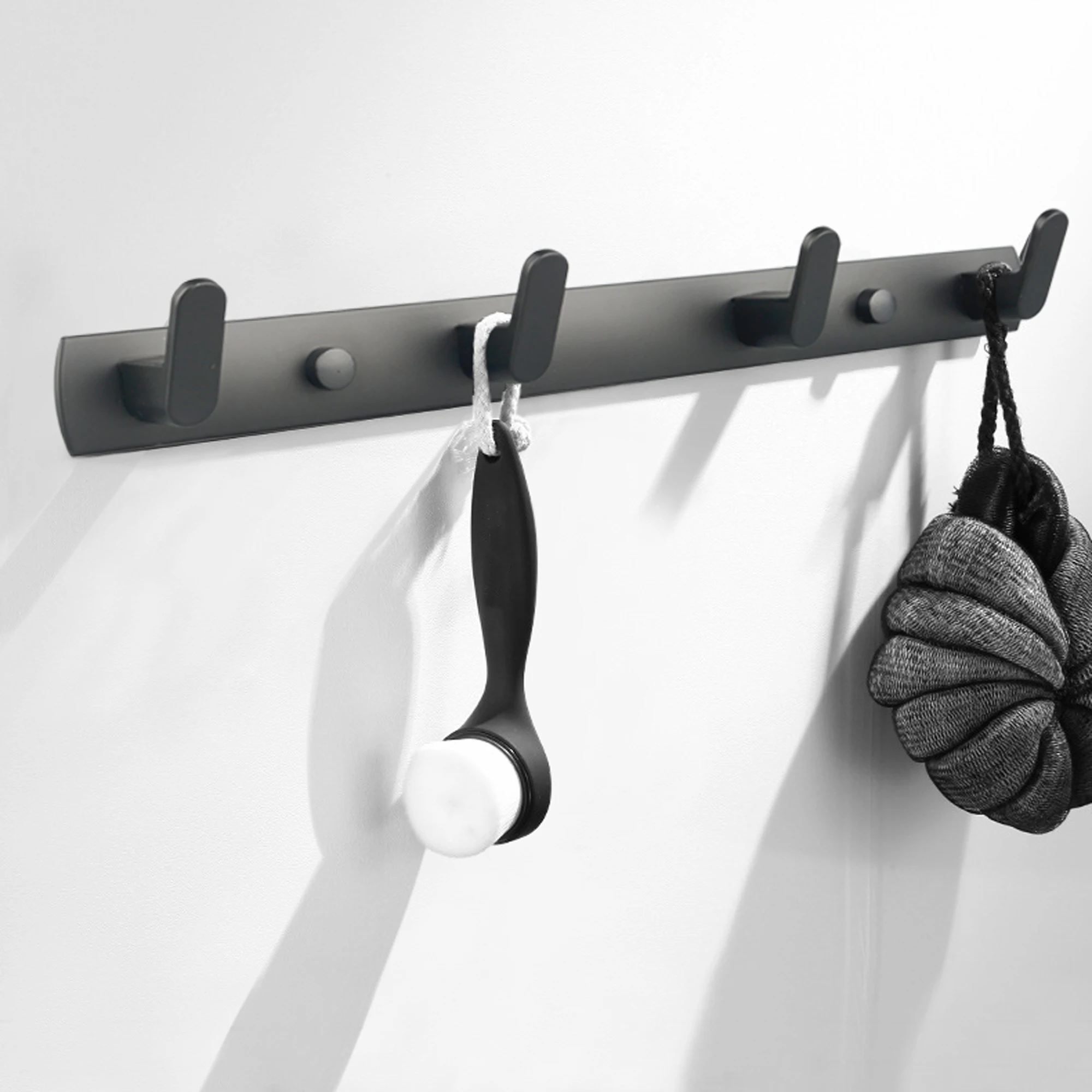 

Strong Magnetic Metal BAR Hooks Kitchen Bathroom Powerful Neodymium Office Rubberized Magnet Hook Movable Coat Hooks