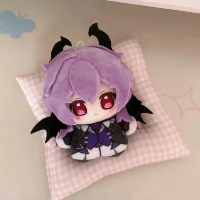 Anime Durin Genshin Impact lindo 10CM Nunu cuerpo impresión Maumet marioneta Baskpack colgante llavero mascota Plushie regalo de Navidad