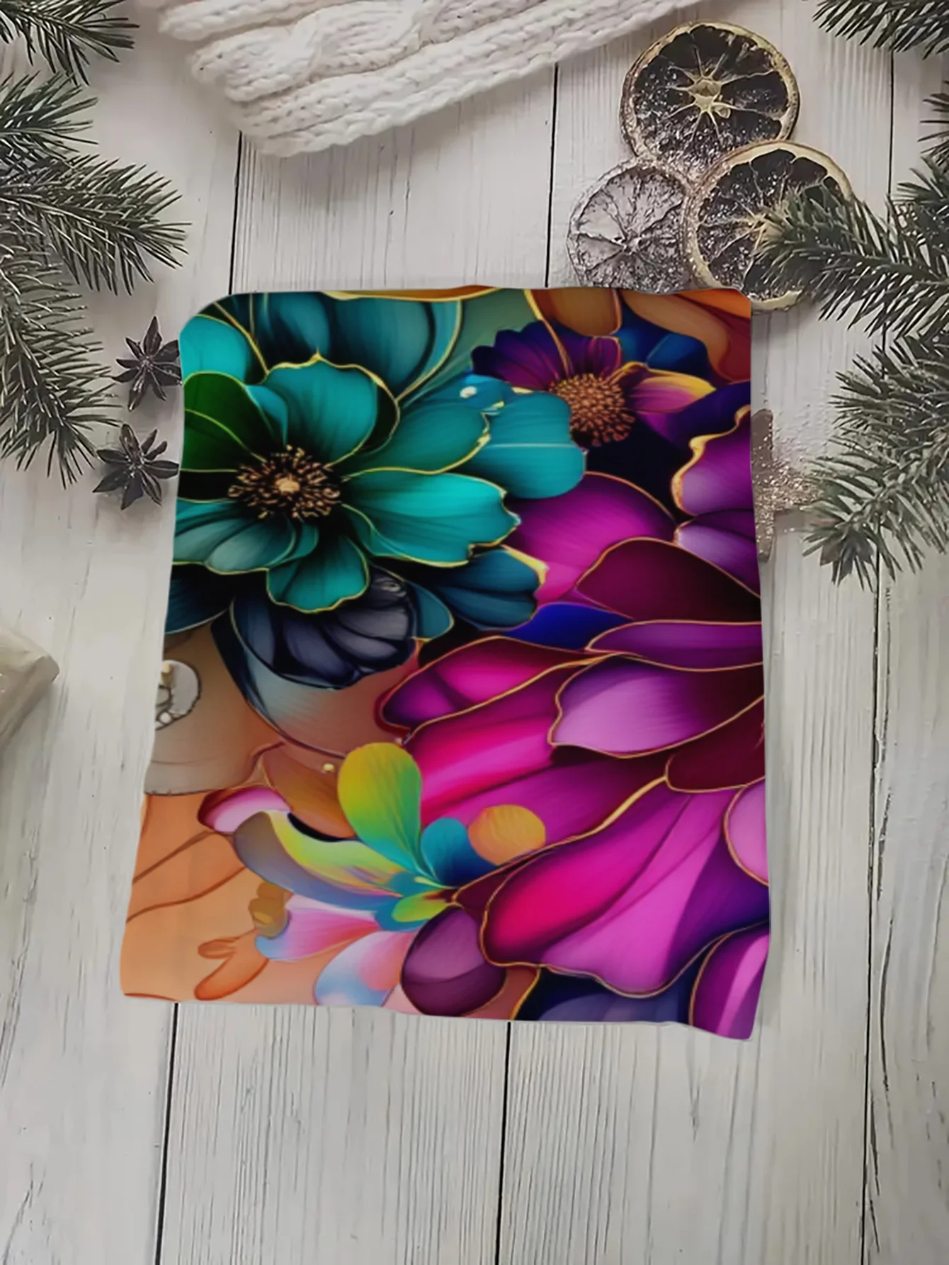 Dames T-shirt met ronde hals e - Printed Floral Shirt recensie en prijs