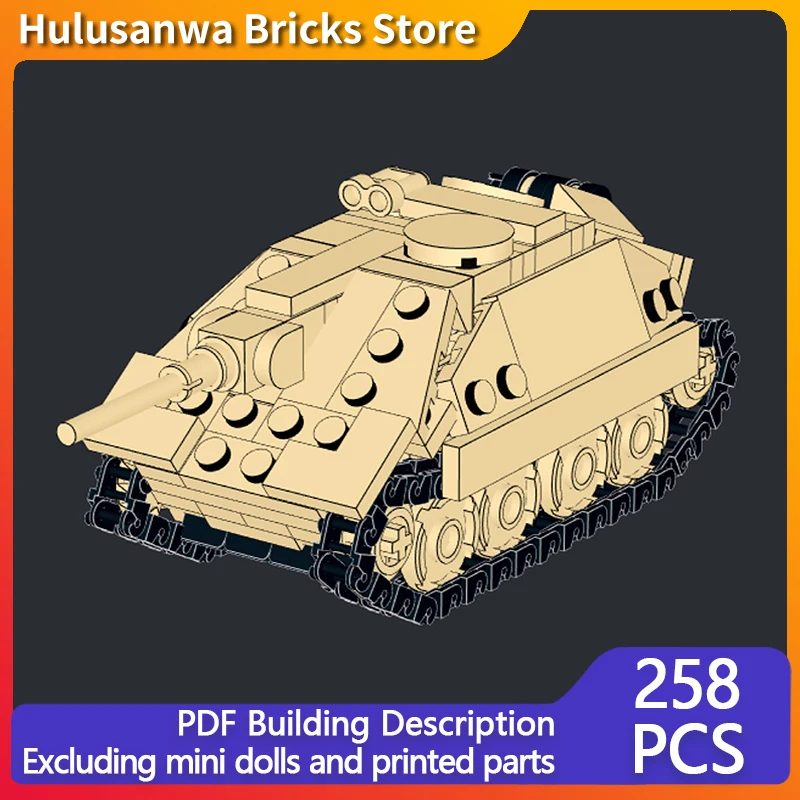 

Hetzer WW2 военные танки модель MOC строительные кирпичи военное оборудование модульные технологии подарки праздник сборка детские игрушки костюм