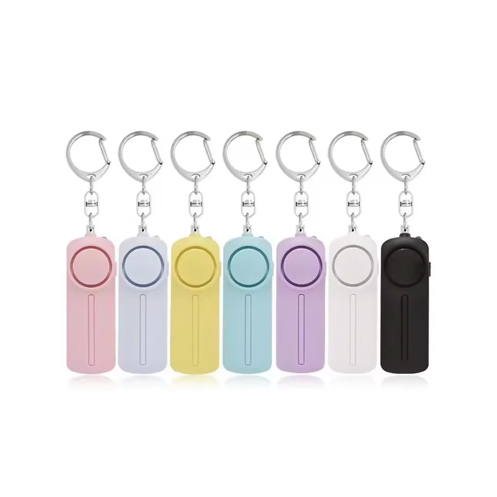 ABS Personal Alarm: Pull-Tab Activation Anti-Wolf Keychain – Self-Defense for Girls & Children