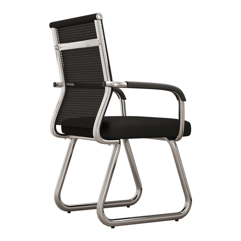 

Офисное кресло, удобное для длительного сидения, для переговорных комнат, студенческих общежитий, с сетчатой спинкой, компьютерное кресло для дома, с поддержкой спины, стул.