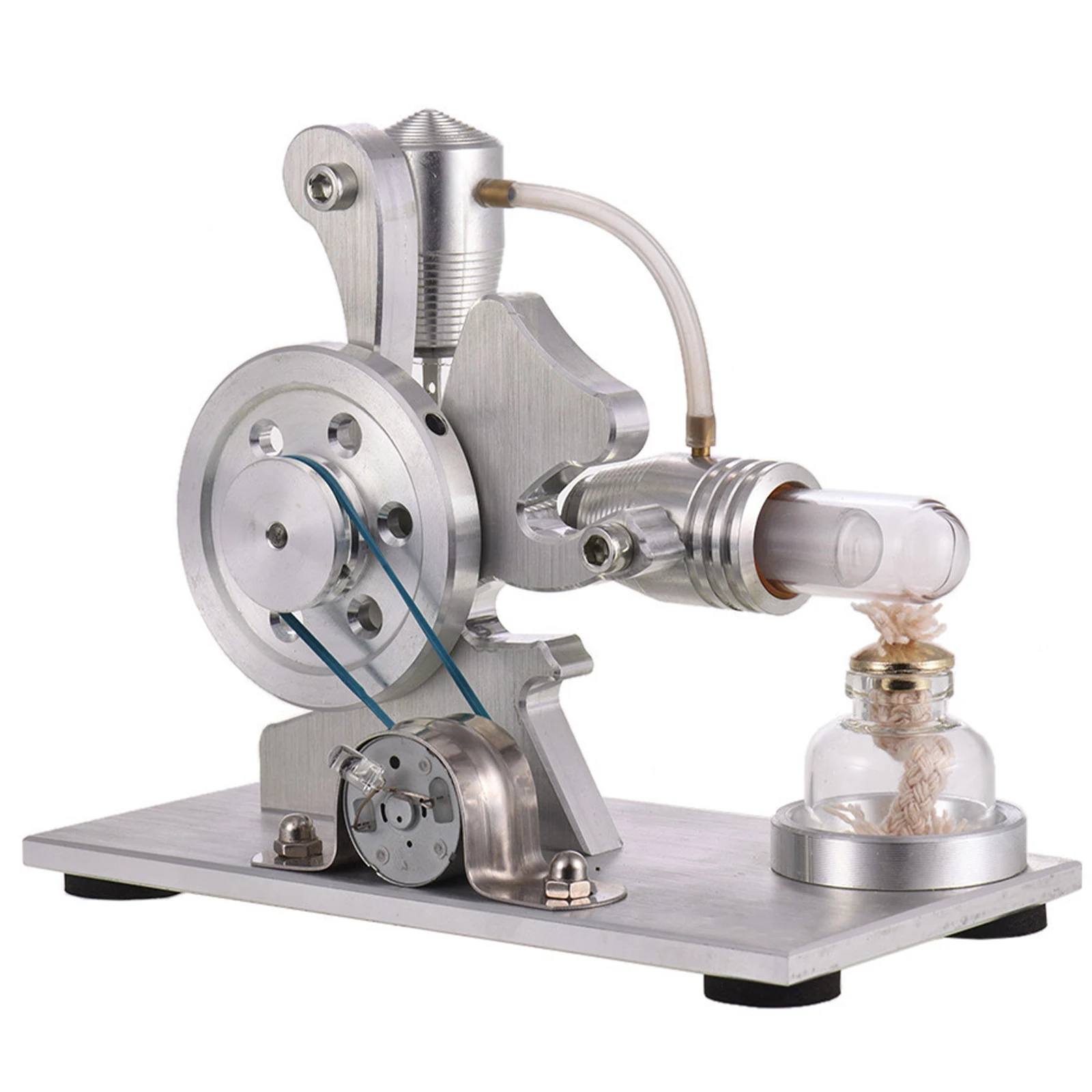Stirling Engine Model External Combustion Motor Generator Science Experiment Toy Educational Steam Power Physics Teaching Tool