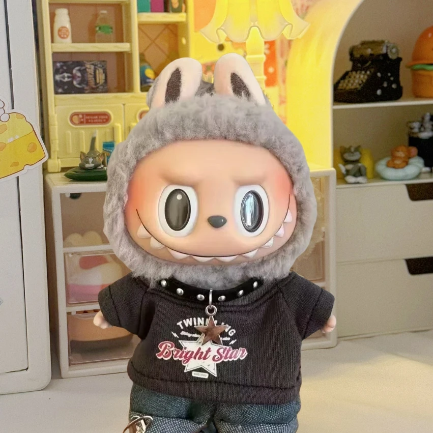 

Кукольная одежда для Labubu, одежда для куклы, американский хип-хоп V1 V2, аксессуары для одежды для кукол