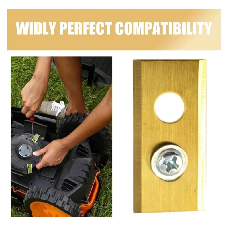 

【Секь-только!】45 шт. сменные лезвия для Mammotion Luba и Yuka, все серии, титановые сменные лезвия для роботизированных газонокосилок