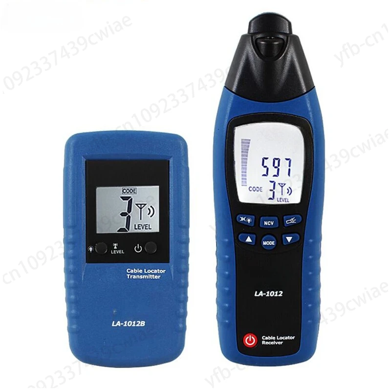 -1012 General Cable Locator Tester Receiver with Transmitter Line Tracker Line Finding Multifunctional Line Detector.