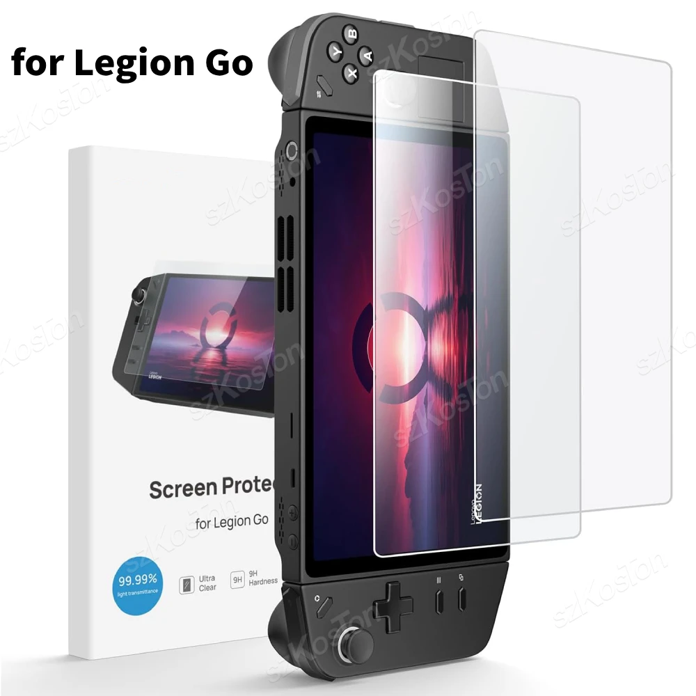 2-Pack Screen Protector for Lenovo Legion Go Games Console Ultra HD Glass Protector 9H Hardness Tempered Glass for Legion Go