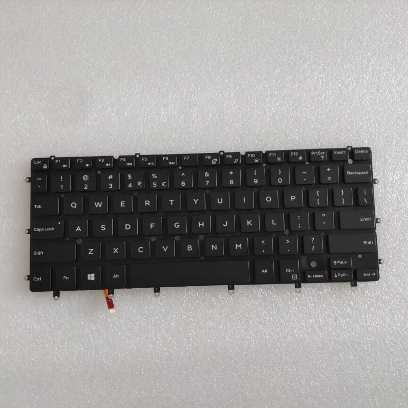 FOR DELL XPS 13 9360 9350 Keyboard with Backlight Small Carriage Return 04XVX6