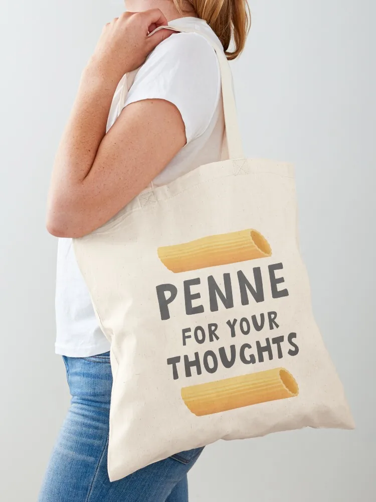 

Funny Pasta Food Pun Tote Bag eco bag folding canvas bags Women's beach bags Beach bag