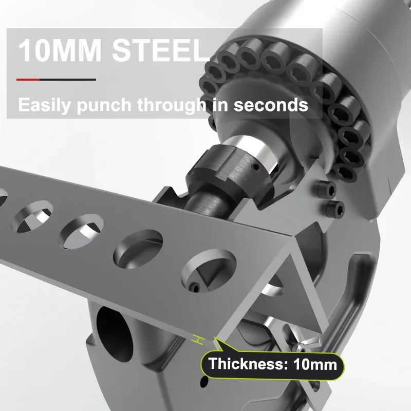 LZ-22 آلة التثقيب الكهربائية 220 فولت/50 هرتز أدوات هيدروليكية للحديد والنحاس والألومنيوم بار المواد المعدنية الأخرى البناء الصلب