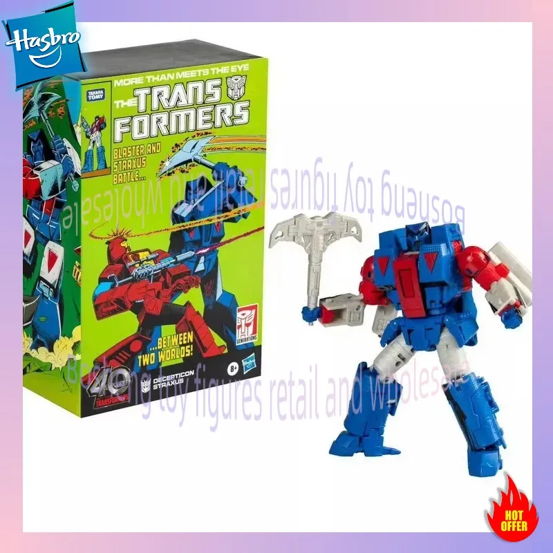 Image of Auf Lager Transformation Toys Generations Comic Edition Decepticon Straxus (40th Anniversary) Actionfiguren Spielzeugsammlung Geschenke