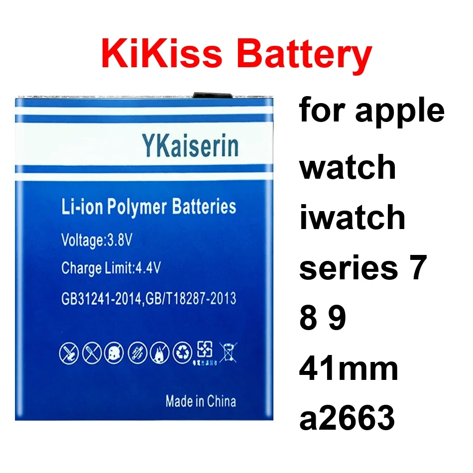 

Быстрая зарядка аккумулятора для часов 400-439 мАч для Apple Iwatch Series 7 8 9 41MM A2663