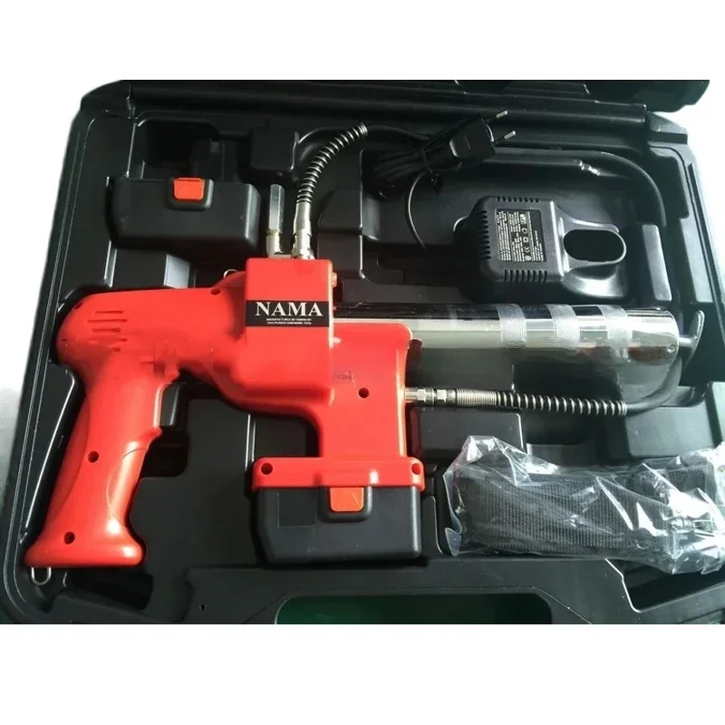 

1PC MD-400C Hand-held portable electric grease gun reciprocating charging electric grease gun 12V