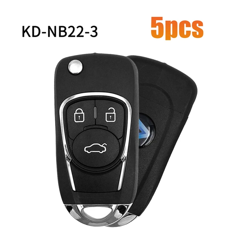 5Pcs/Lot KEYDIY NB22-3 Universal 3 Button NB KD Remote Car Key For KD900/KD-X2 KD MINI/ KD-MAX For Buick/Chevrolet Style