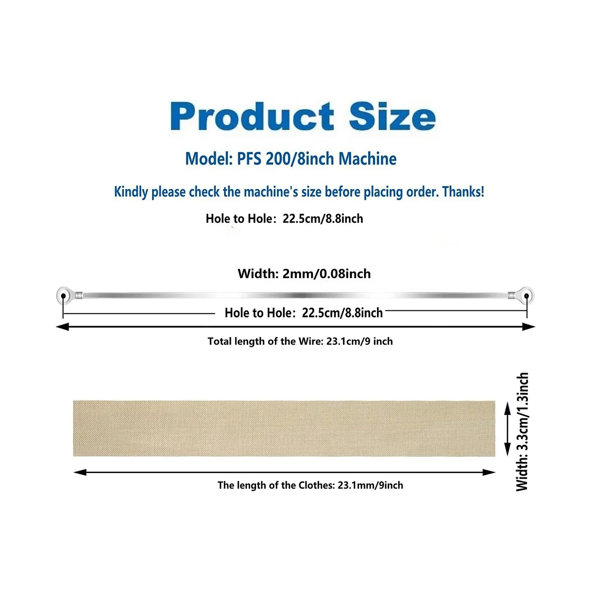 Zgrzewarka impulsowa części zamienne 16 Cal-3mm uszczelnienie termiczne paski PTFE taśmy uszczelniające elementy zamienne 6 Pack