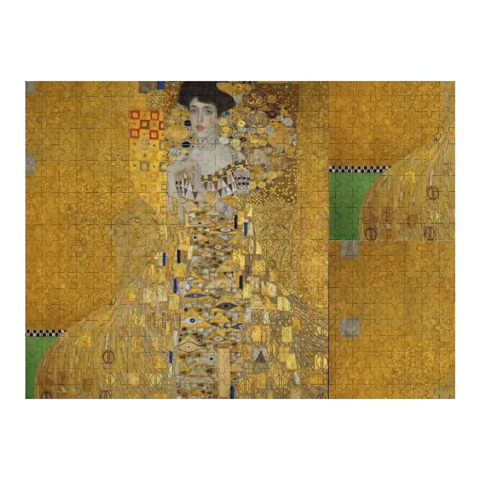 

Gustav Klimt - Portrait of Adele Bloch-Bauer Jigsaw Puzzle Custom Name Wood Personalised Personalize Puzzle