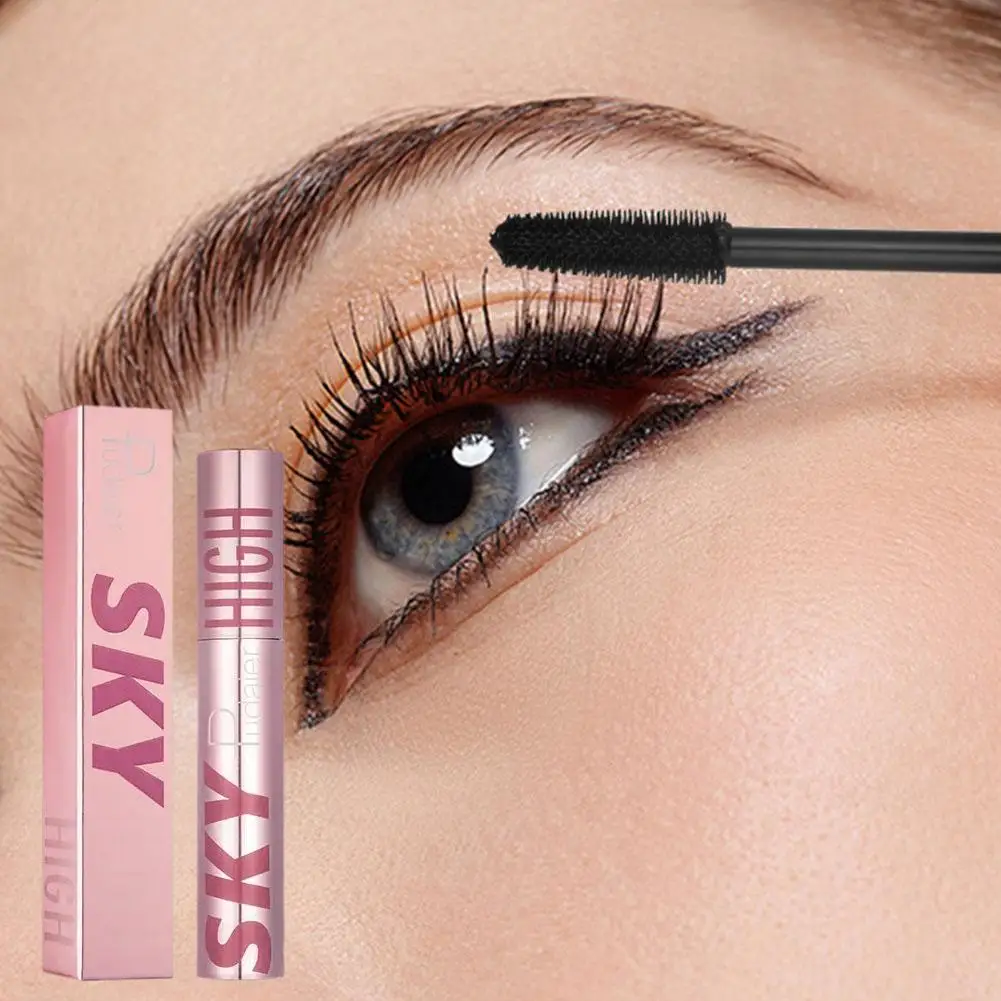 4D Silk Fiber Mascara Natural Curling Long Lasting Growth Fluid Lash Eyelash Tool Mascaras Non-Dizzy Makeup Extensions Sky Y2O1
