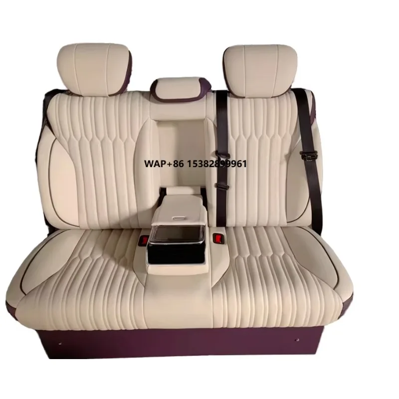 Electric Luxury VIP Leather Modified Car Seats Rear Seat Sofa Bed Interior for Enhanced Comfort