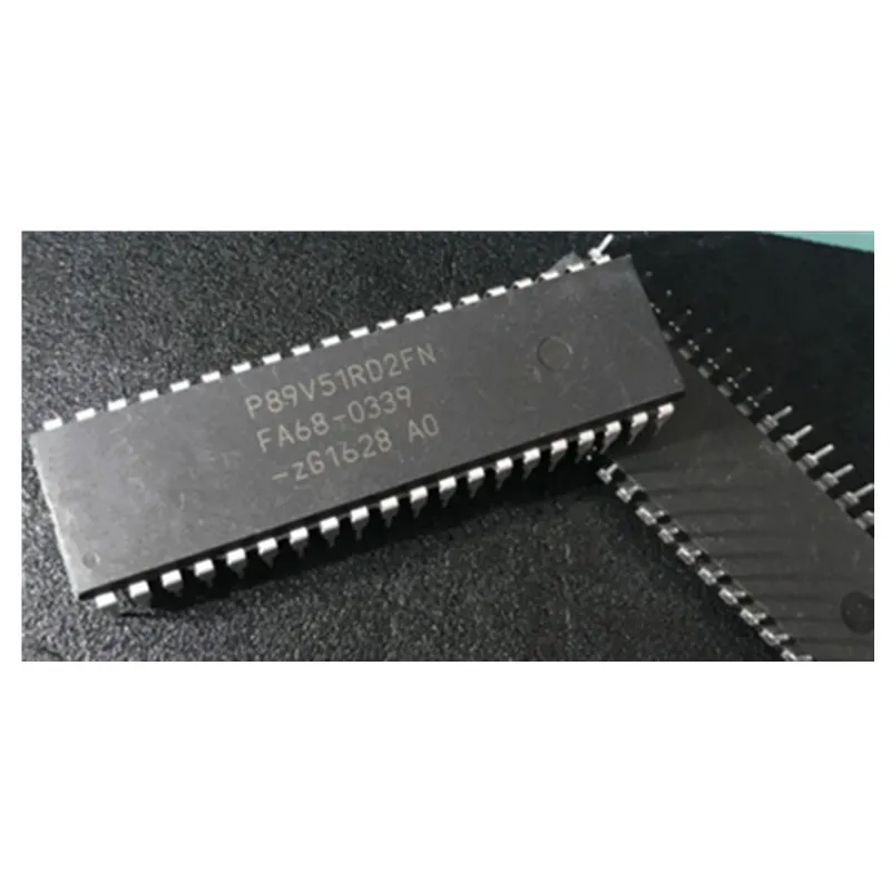 4PCS  P89V51RD2BN New P89V51RD2FN Microcontroller IC DIP40 Package P89V51RD2 Microcontroller IC Chips