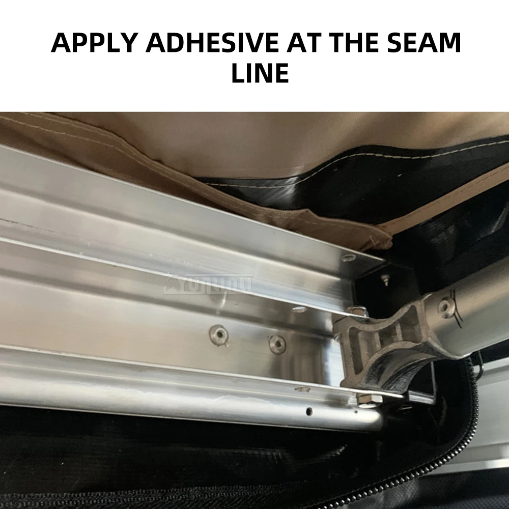  Car Side Tarpaulin Awning,Outdoor Vehicle Side Tent,Car Awning, Waterproof, Road Trip, Side Camping