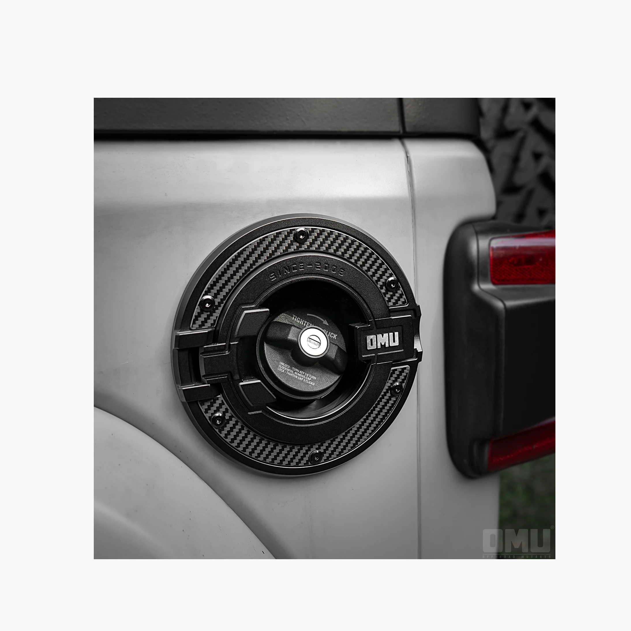 

Maiker OMU 4x4 Carbon Fiber Tank Cover Auto Accessories Car Parts For Jeep Wrangler JL 2018-On