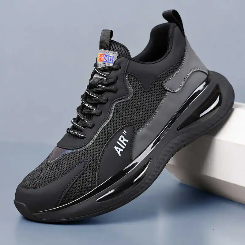 Round Nose Key Height Black Shoes Men Sneakers Men's Trekking Shoes 44 Hiking Boots Trekking Shoes Sports Designers 2025