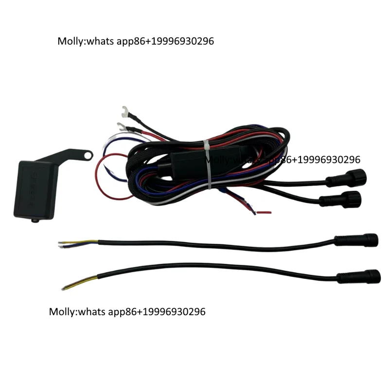 120W 10A LED Work Light Kit Multi-Function Copper Tinned Wire Core Harness High Visibility Motorcycle Accessories High Lumen