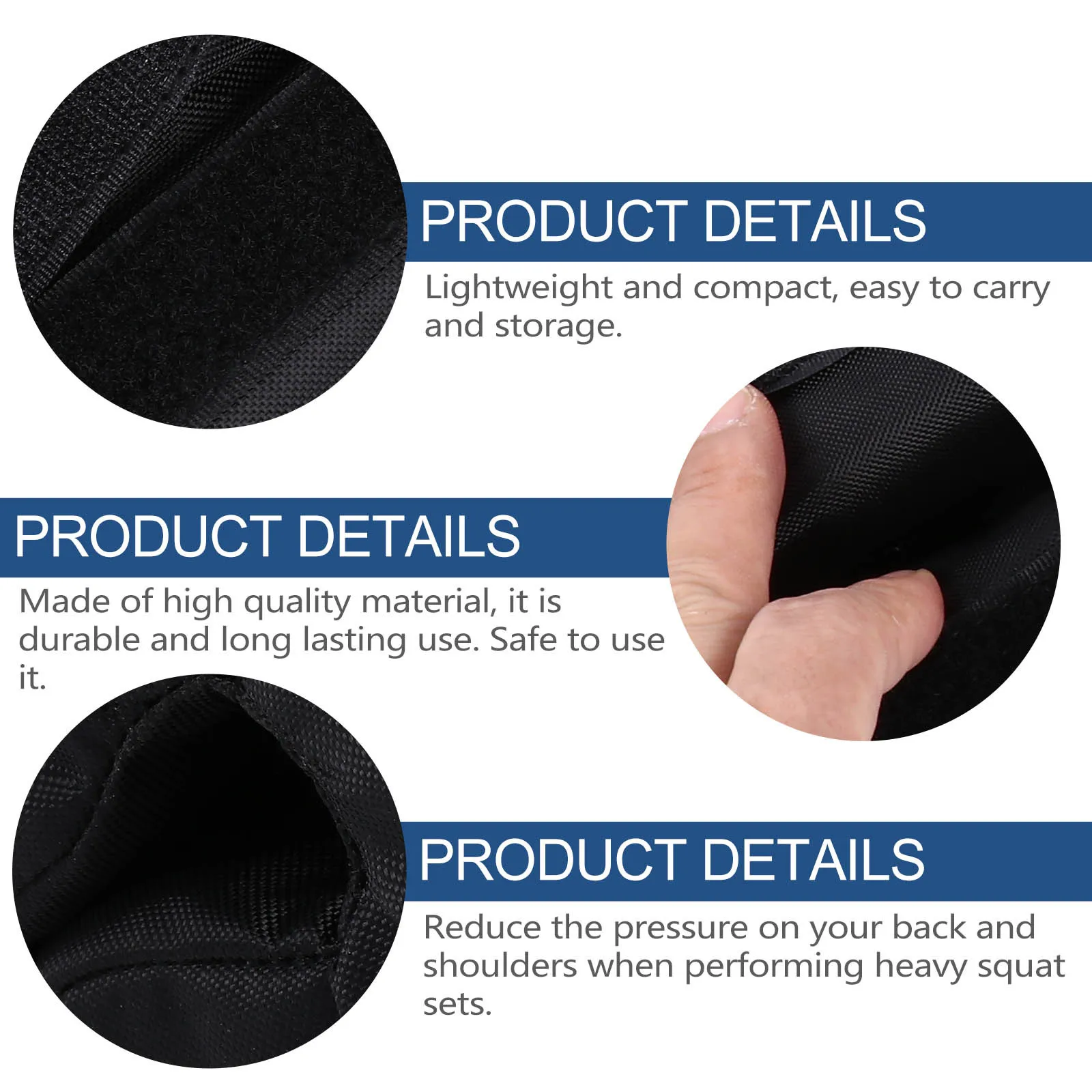 

Barbell Neck Shoulder Protection Weightlifting Gym Equipment Durable Rubber Cushion For Heavy Squat Sets Lightweight