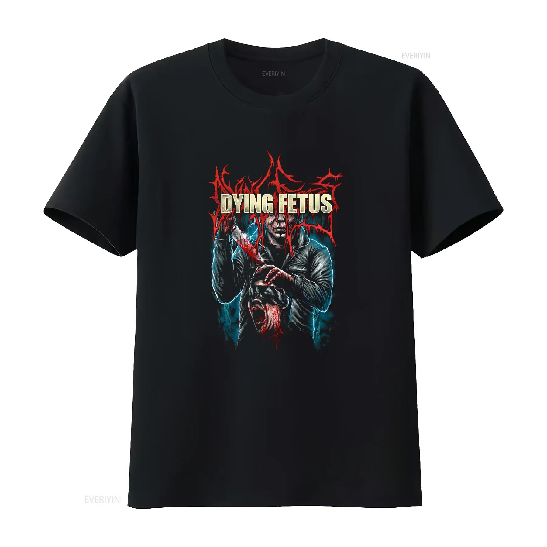 Dying Fetus Halloween Head 2025 Exclusive Merch T Shirt vintage Washed Casual Top For Everyday Wear Slightly fashion