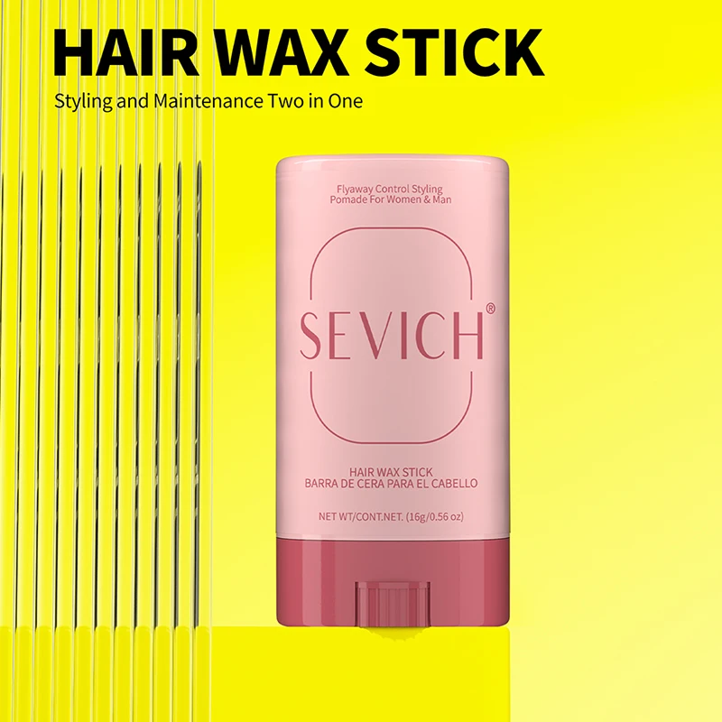 

SEVICH Hair Wax Stick 16g for Women and Kid Professional Hair Styling Wax Long Lasting Hold Control Broken Hair Pomade Cream