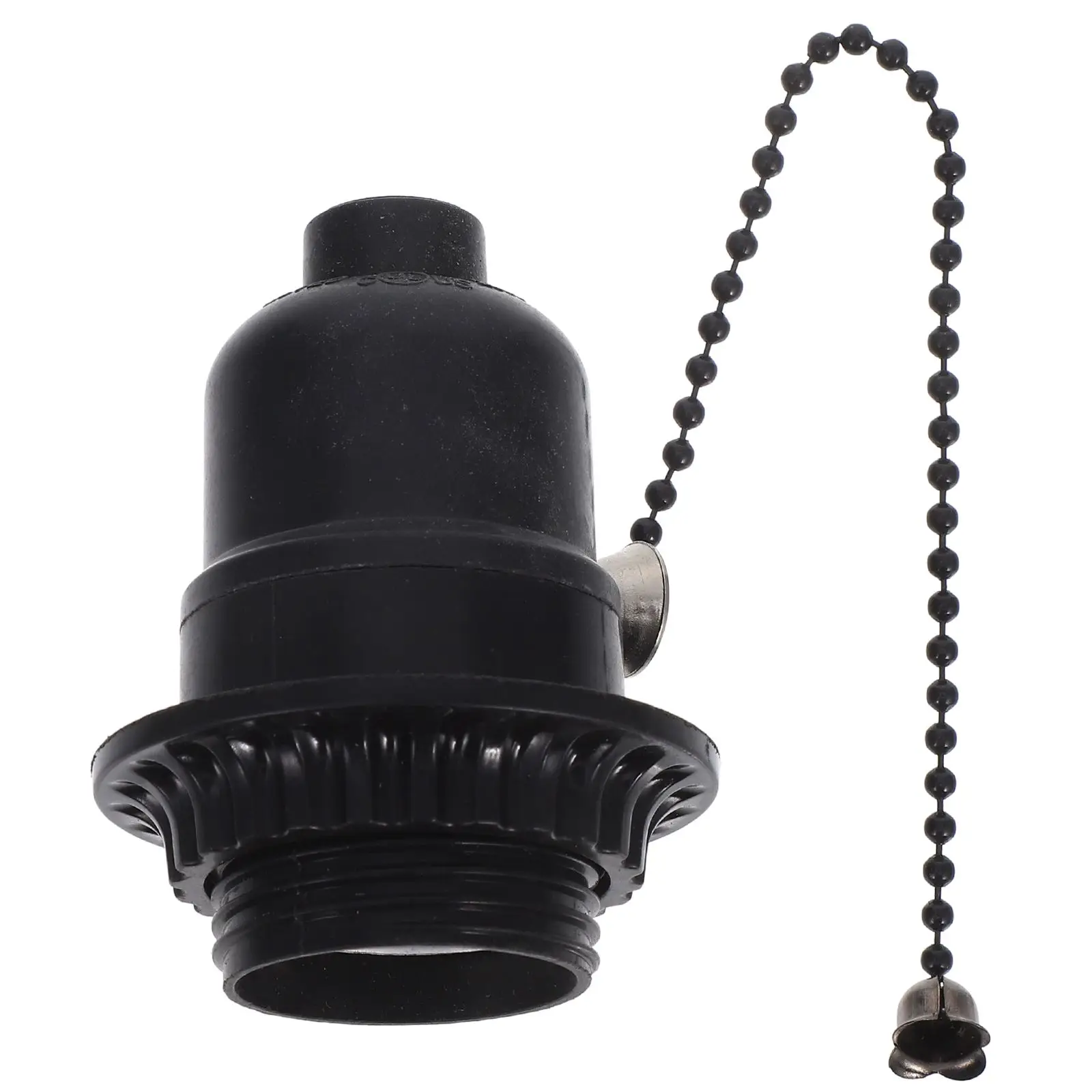 Black Pull Wire Switch Lamp Holder Socket Rewire Kit Converter Bulb Base Parts Accessories Light Base Bulb Socket Lamp