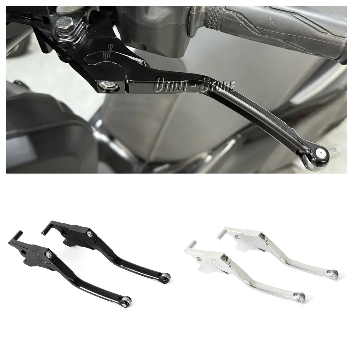 

Motorcycle Brake Lever CNC Aluminum Clutch Handle For Yamaha X-MAX125 X-MAX250 X-MAX300 XMAX 125 250 300 Motorcycle Accessories
