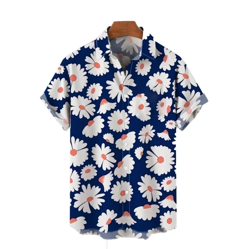 Hawaiian shirt: printed short sleeved quick drying beach casual party holiday shirt