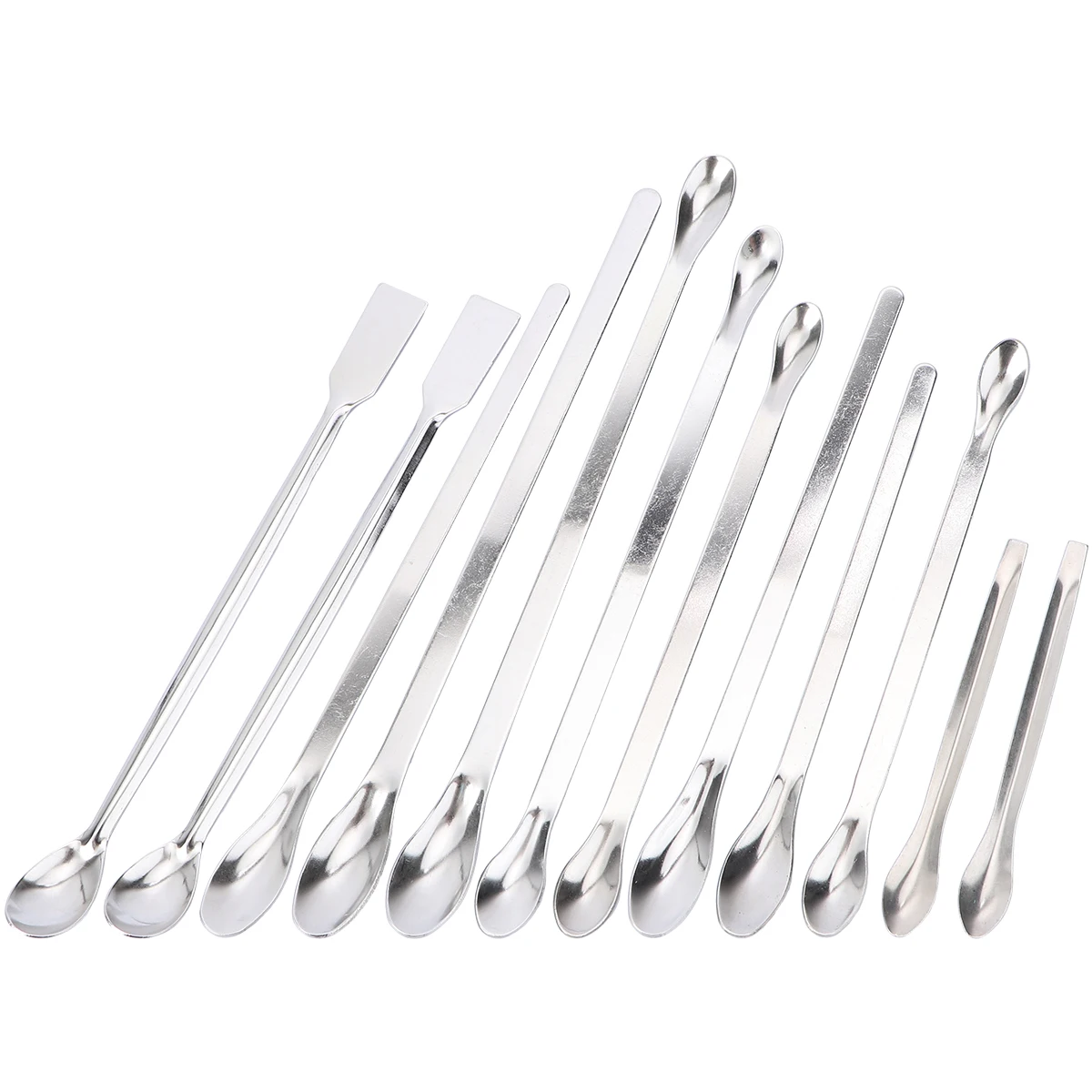 

Thickened Medicine Spoon Measuring Lab Tools Metal Spoons Laboratory Supplies Kitchen Mini Scoop Stainless Steel Rust Resistant