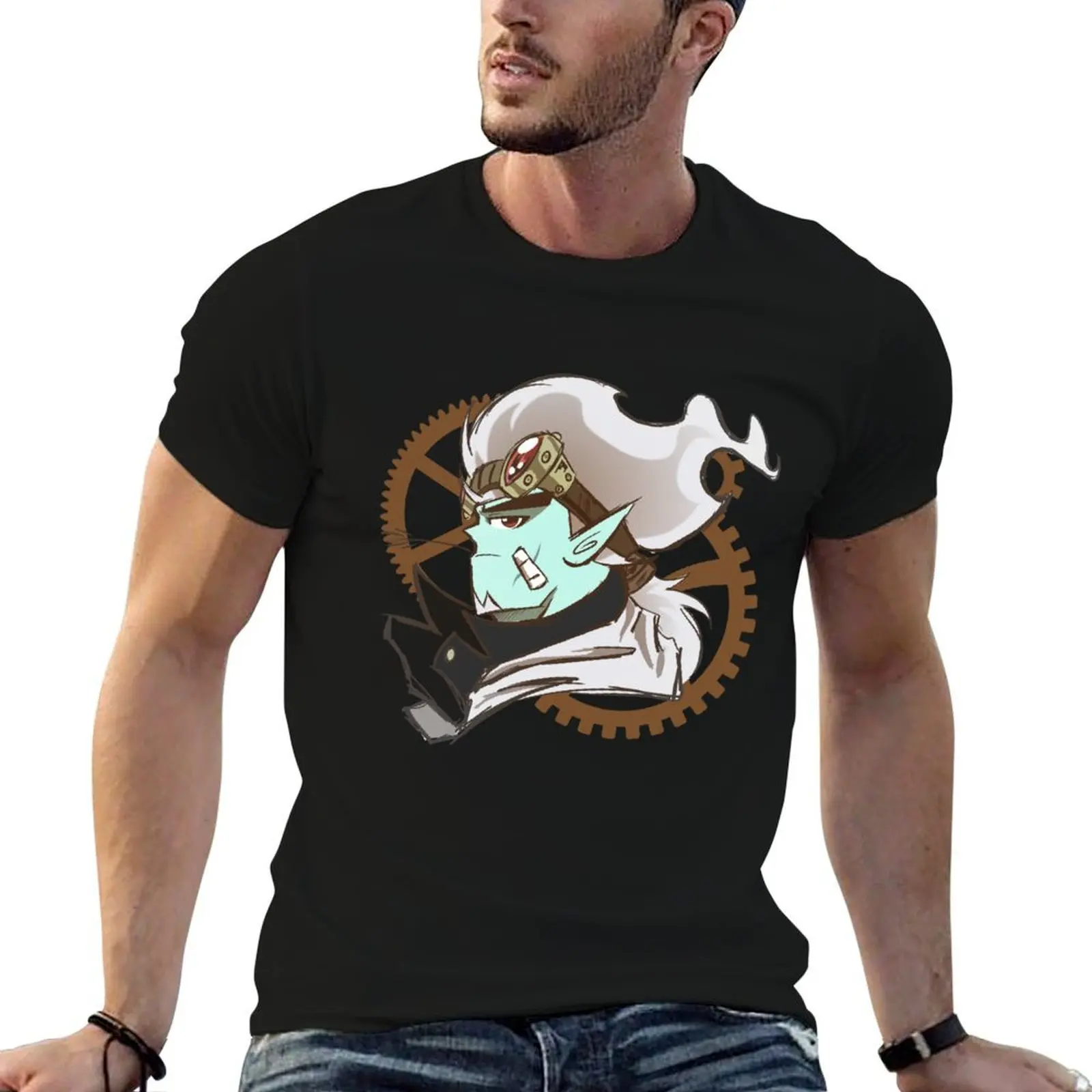 

Dan Steampunk T-Shirt t shirt man casual cotton t shirts man 100% T-Shirt