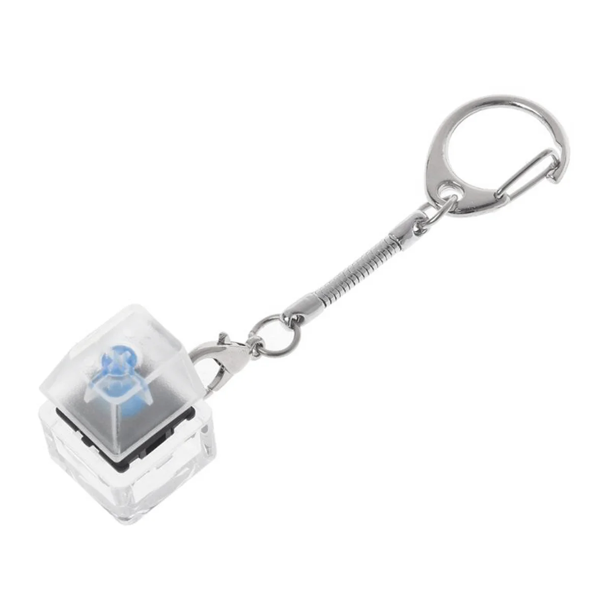 

Single Switch Mechanical Keyboard Keychain for Gateron MX Keyboard Switches Tester Blue