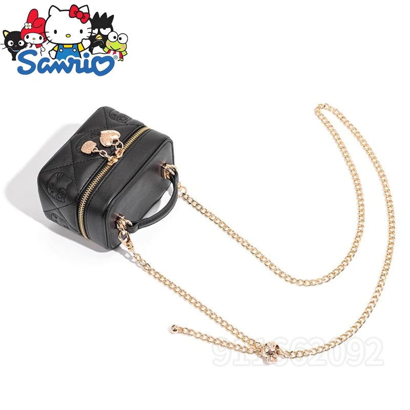  Hello Kitty New Mini Square Bag Cartoon Cute Women's Mini Shoulder Bag Fashion Trend Women's Messenger Bag High Quality