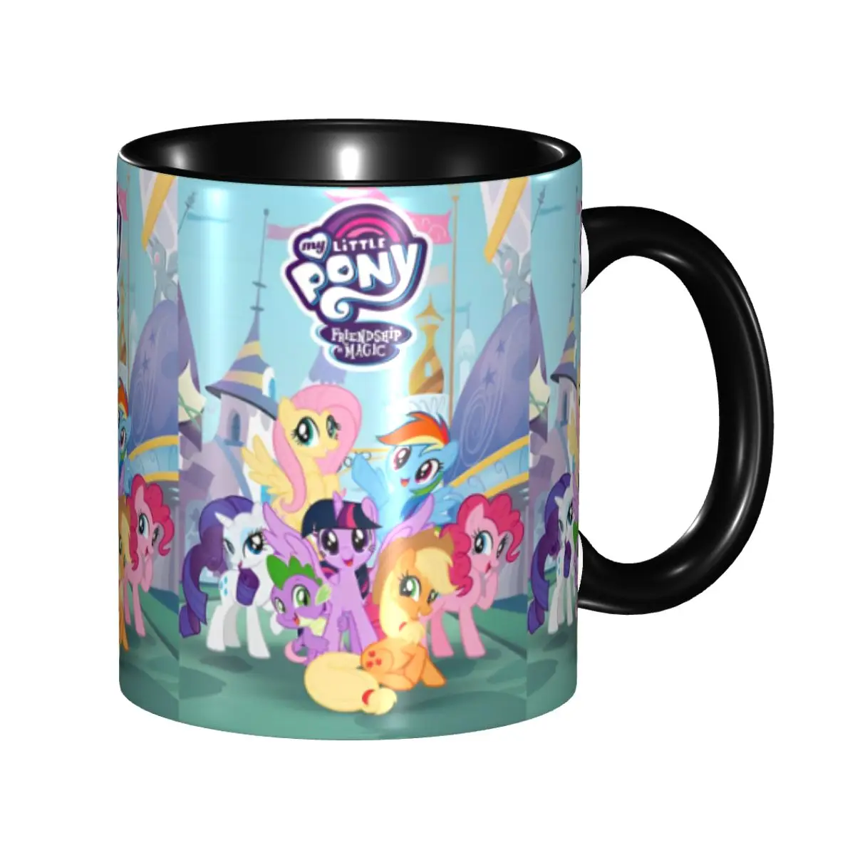 My Little Pony Cartoon Gift Mug for Boys Girls Funny Water Cup Christmas Gifts for Children